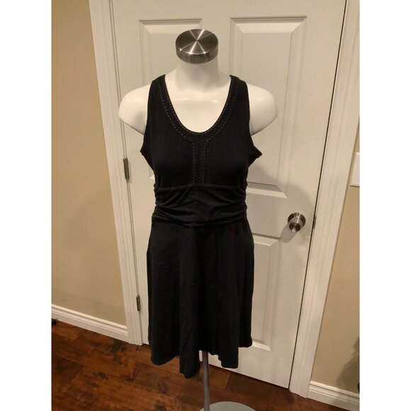 Athleta Black Athletic Tank Dress, Size Small - Picture 1 of 6